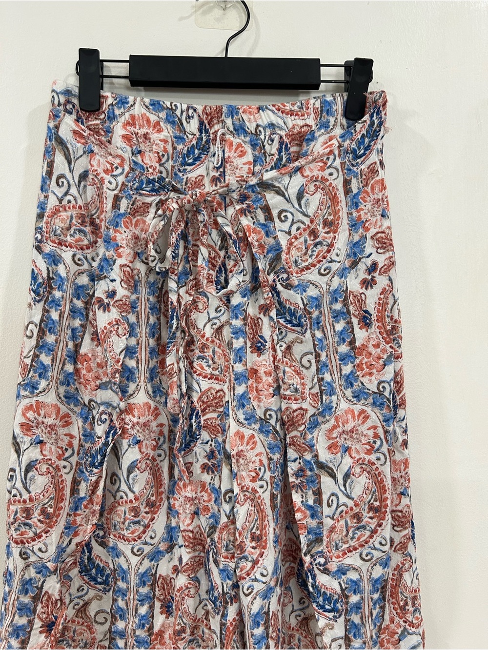BCX  Paisley boho Floral pant - High-Low   size M - Picture 3 of 6